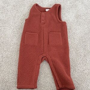 Hanna Andersson fleece overalls